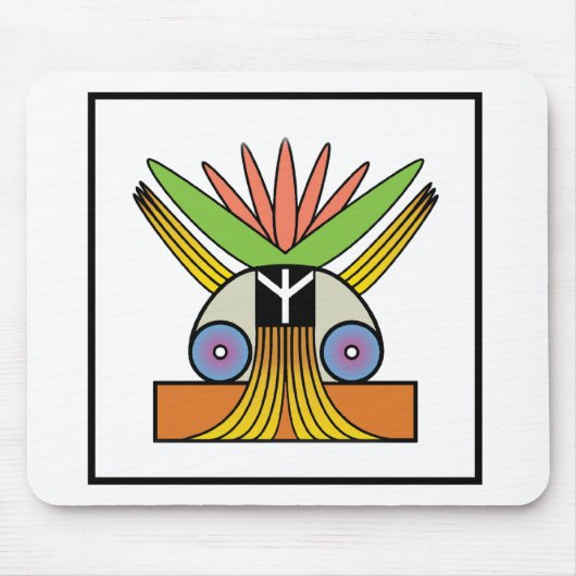 Salomeのピースマーク マウスパッド (正面)