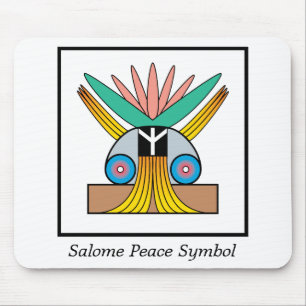 Salomeのピースマーク マウスパッド