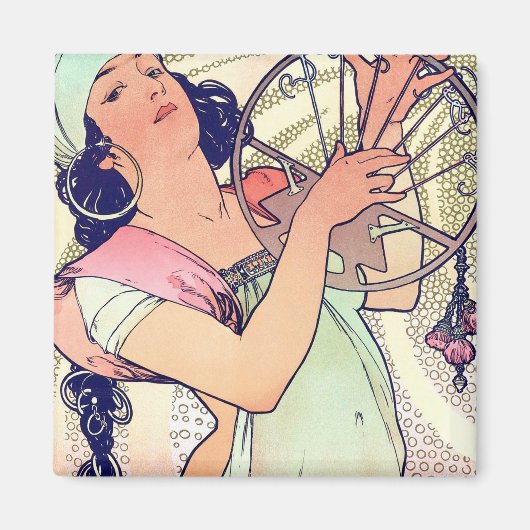 Salome, Alphonse Mucha マグネット (正面)