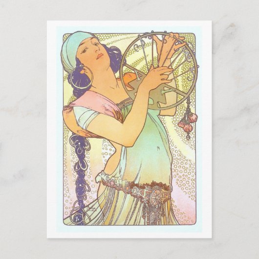 Salomé by Alphonse Mucha Postcard ポストカード (正面)