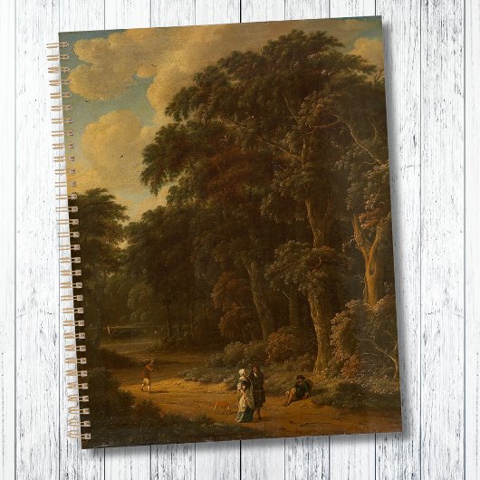 Salomon Rombouts – 森のある森林の風景… プランナー手帳