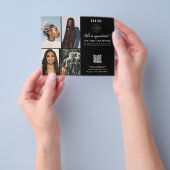 Salon Appointment Hair Braids Business Logo Photos チラシ (手)