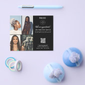Salon Appointment Hair Braids Business Logo Photos チラシ (シングル)