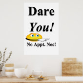 Salon Barbershop Posters Dare you ポスター (キッチン)