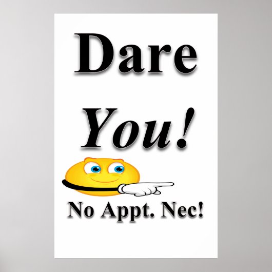 Salon Barbershop Posters Dare you ポスター (正面)