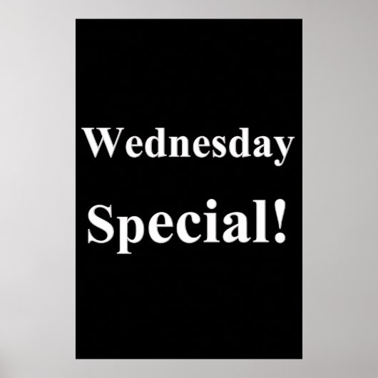 Salon Barbershop Posters Wednesday Special ポスター (正面)