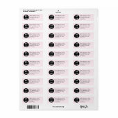 Salon Beauty Care Soft Pastel Color Custom Logo ラベル (フルシート)