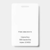 Salon Business Promotional バッジ (裏面)