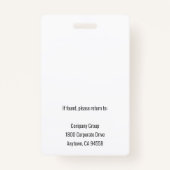 Salon Business Promotional バッジ (裏面)