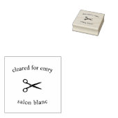 Salon Business Promotional ラバースタンプ (押印)