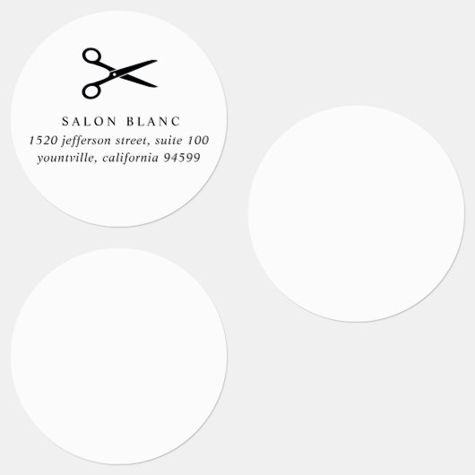 Salon Business Promotional ラベル (グループ)