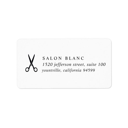 Salon Business Promotional ラベル (正面)
