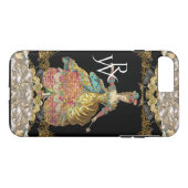 Salon de Liquid VII Frenchのロココのモノグラム Case-Mate iPhoneケース (裏面(横))