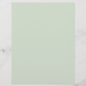 Salon Hair Stylist Services 3 写真 QR Sage Green チラシ (裏面)
