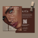 Salon Makeup Promotion Pricing チラシ<br><div class="desc">Elegant and calming flyer design, ideal for cosmetic salons and makeup artist. This flyer is designed to highlight your treatments, pricing, and brand message in a visually soothing and professional way. Easily customizable to match your salon’s branding — from colors to content. Recommended to edit on a computer for best...</div>