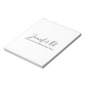 Salon spa business discount offer website visits a ノートパッド (回転)