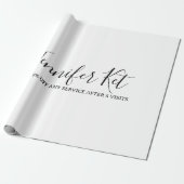 Salon spa business discount offer website visits a ラッピングペーパー (アンロールド)