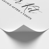 Salon spa business discount offer website visits a ラッピングペーパー (角)