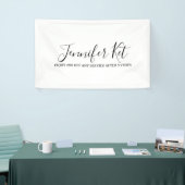 Salon spa business discount offer website visits a 横断幕 (トレードショー)