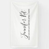 Salon spa business discount offer website visits a 横断幕 (縦)