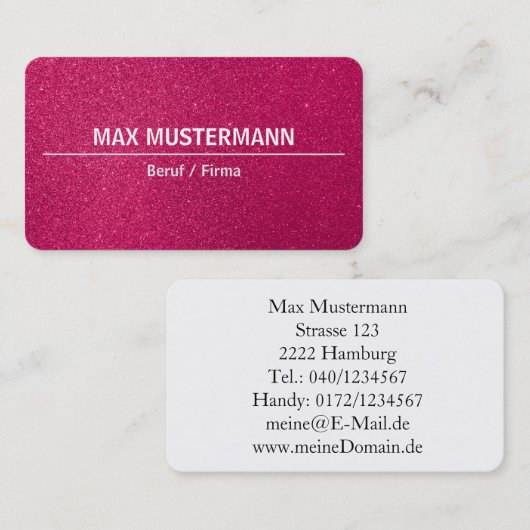 Salon Visitenkarten 名刺 (正面/裏面)