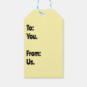 Saloon Door Chameleon ギフトタグ (裏面)