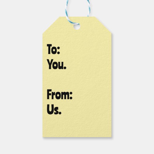 Saloon Door Chameleon ギフトタグ (裏面)