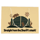 Saloon Doors Chameleon ラージペーパーバッグ (裏面)