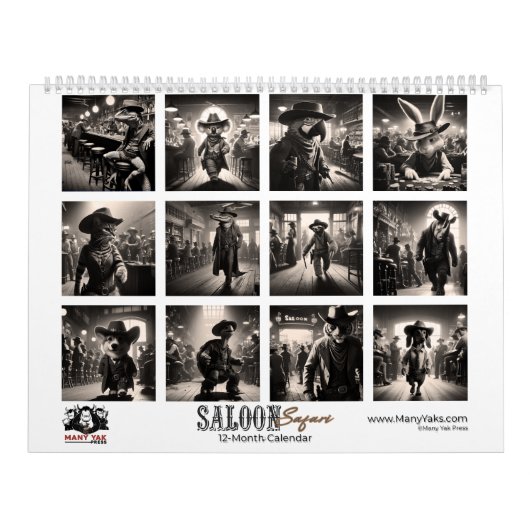 Saloon Safari Calendar カレンダー (カバー)