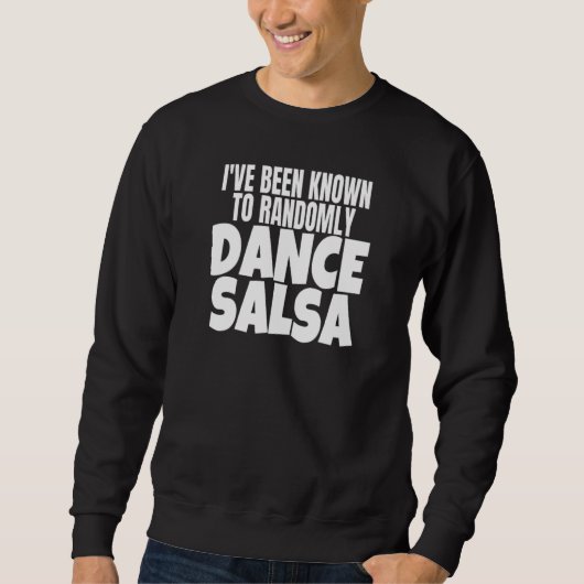 Salsaダンサーの服ランダムDに知られている スウェットシャツ (正面)