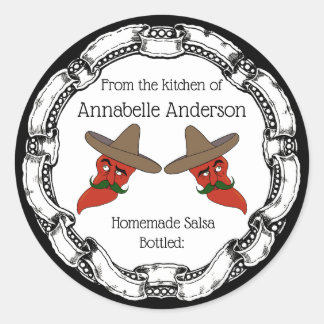 Salsaラベルのパーソナライズ ラウンドシール