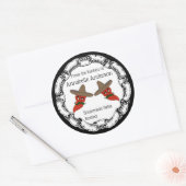 Salsaラベルのパーソナライズ ラウンドシール (封筒)