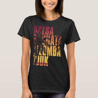 Salsa bachata kizomba zouk tシャツ