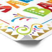 SALSA BAR Fiesta Party Sign Print ポスター (角)