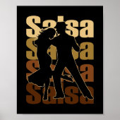 Salsa Dance for a Latin music Dance Salsa ポスター (正面)