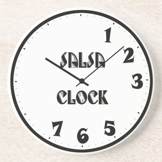 SalsaClock コースター (正面)