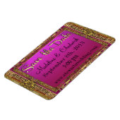 Salsbury Royale 4"x6"の日付を保存 マグネット (左側)