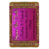 Salsbury Royale 4"x6"の日付を保存 マグネット (縦)