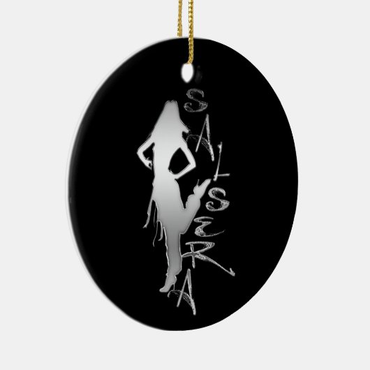 SALSERA – すべてのサルサダンサーのための完璧なガート セラミックオーナメント (右)