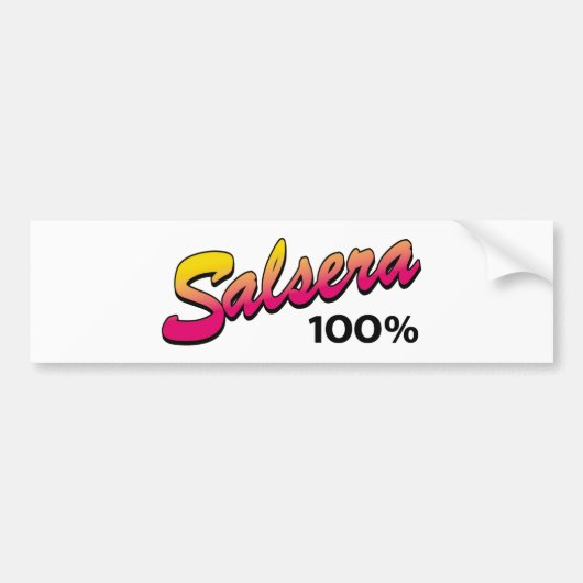 Salsera-100 バンパーステッカー (正面)