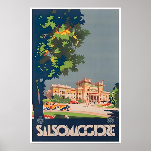 Salsomaggiore Terme Art Italy Poster Italian ポスター (正面)