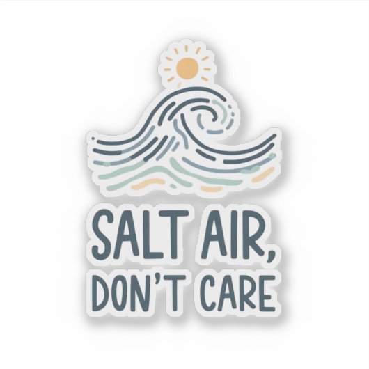 salt air dont care シール (正面)