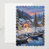 salt air winter 招待状 (正面/裏面)