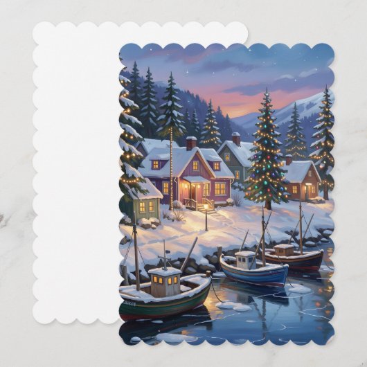 salt air winter 招待状 (正面/裏面)