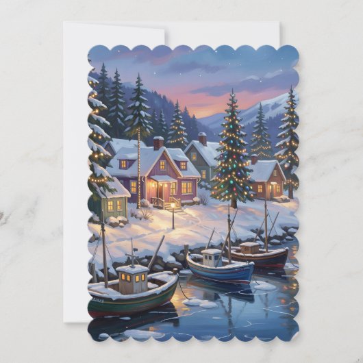 salt air winter 招待状 (正面)