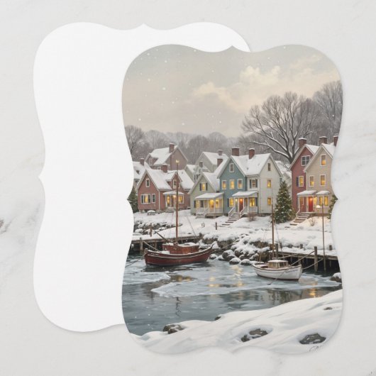 salt air winter 招待状 (正面/裏面)