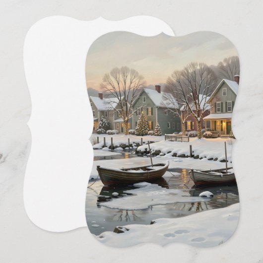 salt air winter 招待状 (正面/裏面)