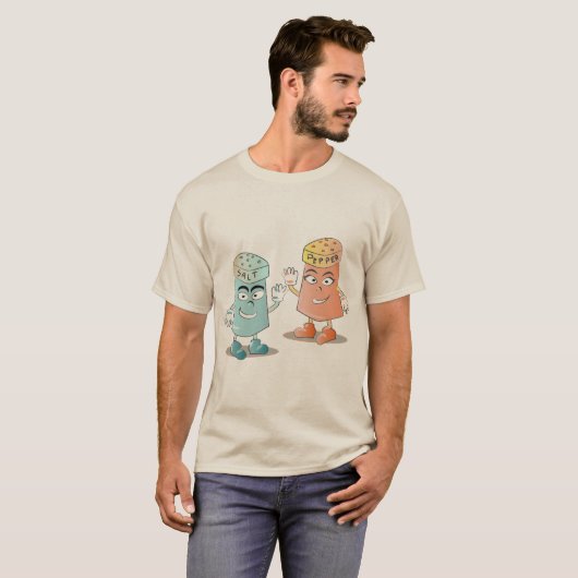 Salt and Pepper Vintage Mascot Tシャツ (正面フル)
