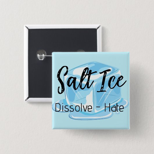 Salt Ice Button 缶バッジ (正面&裏面)