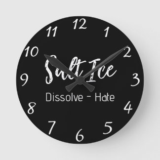 Salt Ice Clock ラウンド壁時計